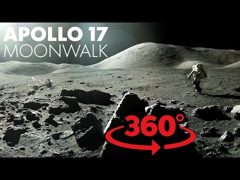 與 NASA 一起在月球上行走的酷 VR