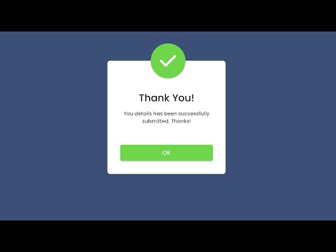  Comment créer une fenêtre contextuelle en utilisant HTML, CSS et JavaScript |  Créer une boîte modale sur un site Web HTML
