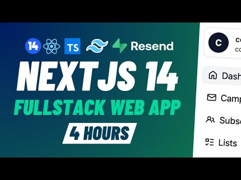 Next.js 14、@resendlabs、@Supabase を使用したフルスタック Web アプリの構築 — 1080p [4 時間] 2023