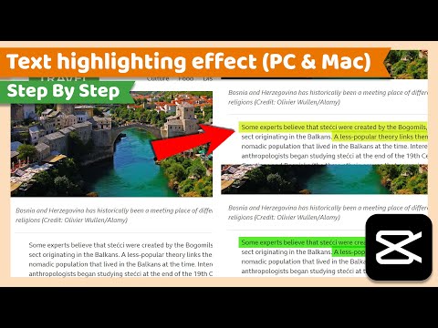 Text Highlighting Effect | CapCut PC Tutorial