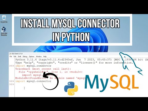 Beginner's Guide: Installing MySQL Connector in Python for Windows | Python 3.11.4 | Error Handling Tips
