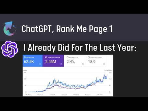 ChatGPT 大师班：使用 SEO 实际对 Google 上的内容进行排名