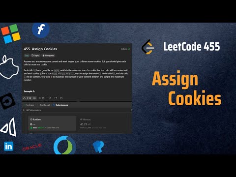 ✅ 分配 Cookie - LeetCode 455 - 两个指针 - 排序 - 解释