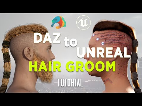  METAHUMANS와 함께 DAZ3D HAIR를 사용하는 방법 |  언리얼 엔진 5 튜토리얼